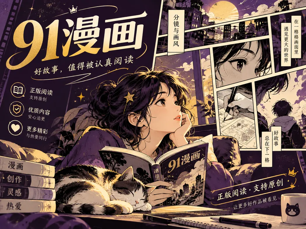 漫画画格与视觉节奏抽象图