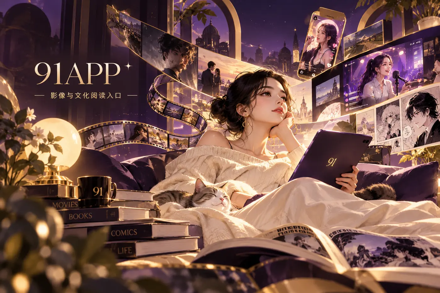91APP 影像文化主题封面