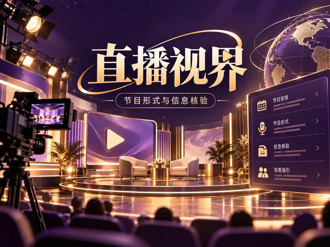 直播节目形式与时序抽象图